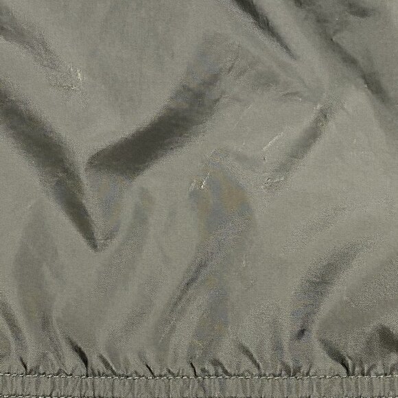 VINTAGE Adidas Jacket Boy's Medium Olive Green 3 Stripe Full Zip 90's Y2K - Picture 12 of 12